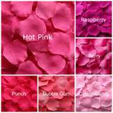 Silk Rose Petals Sample, 12 petal pack