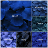 Silk Rose Petals Sample, 12 petal pack