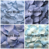 Silk Rose Petals Sample, 12 petal pack