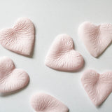 Pink Heart Shaped Silk Rose Petals