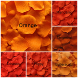 Silk Rose Petals Sample, 12 petal pack