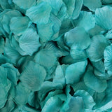 Teal Aisle Rose Petals, 500 petals