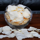 Cream Silk Rose Petals, 100 petals