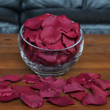 Crimson Silk Rose Petals, 100 petals