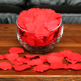 Fireball Silk Rose Petals, 100 petals