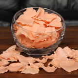 Peachy Silk Rose Petals, 100 petals