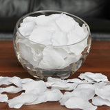 Floating White Silk Rose Petals, 100 petals