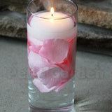 Floating Pink Silk Rose Petals, 100 petals