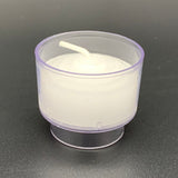 White Unscented Votive Candle