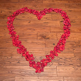 REAL Red Rose Petals, 10 cups + candles