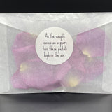 Wedding Rose Petal Toss Packets, set of 10