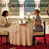 Romance 2000, Red Silk Rose Petals + candles