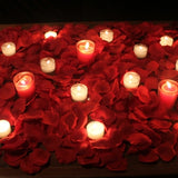Romance 4000, Red Rose Petals, Silk