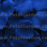 Floating Blue Silk Rose Petals, 100 petals