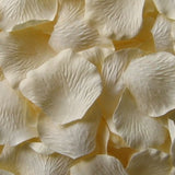 Cream Silk Rose Petals, 100 petals