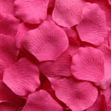 Hot Pink Silk Rose Petals, 100 petals