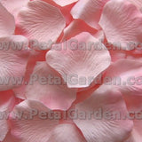 Floating Pink Silk Rose Petals, 100 petals