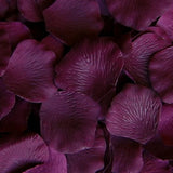 Plum Silk Rose Petals, Value Pack 1000 Petals