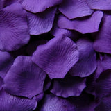 Purple Silk Rose Petals, 100 petals